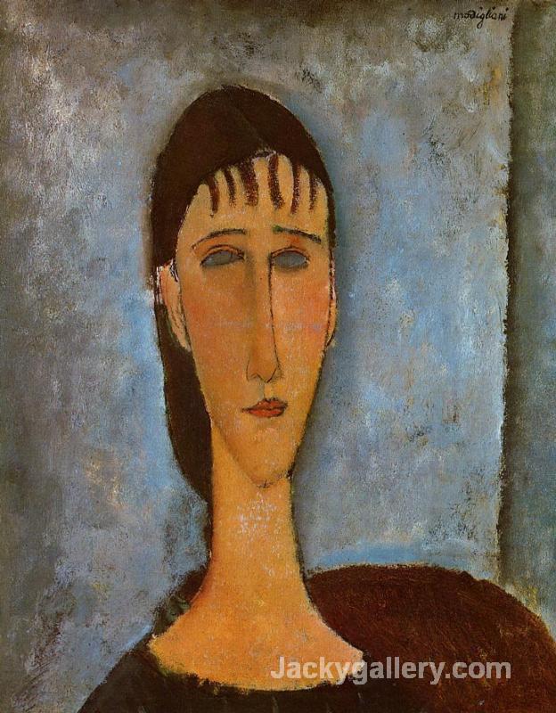 Portrait of a Young Girl by Amedeo Modigliani paintings reproduction